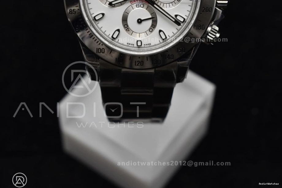 V White Best 1:1 WeatherProof SS on Bracelet Edition Daytona QF Dial 116520 771 SA4130 0414